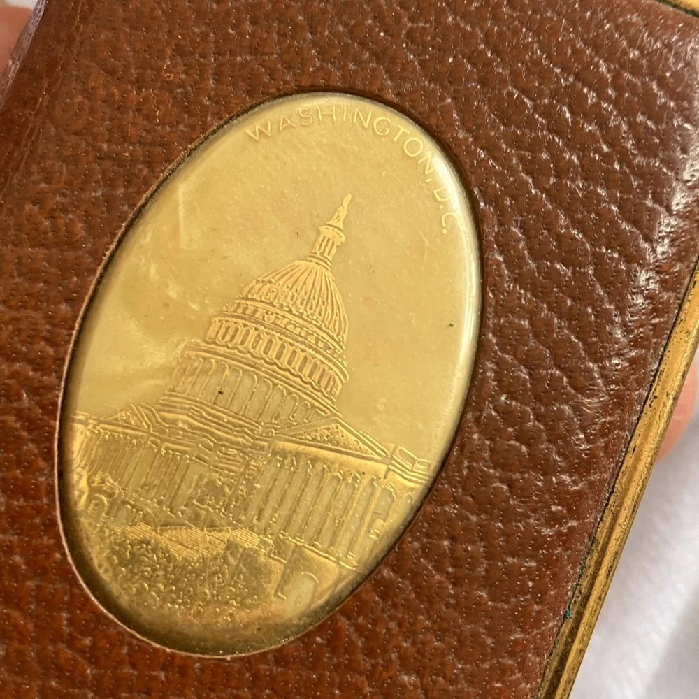Antique Makeup Compact Mirror - Picture 11 of 15